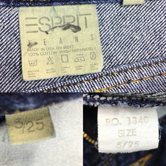 ⚡️Vintage ⚡️ESPRIT High Waisted Denim Skirt. - Picture 7 of 8